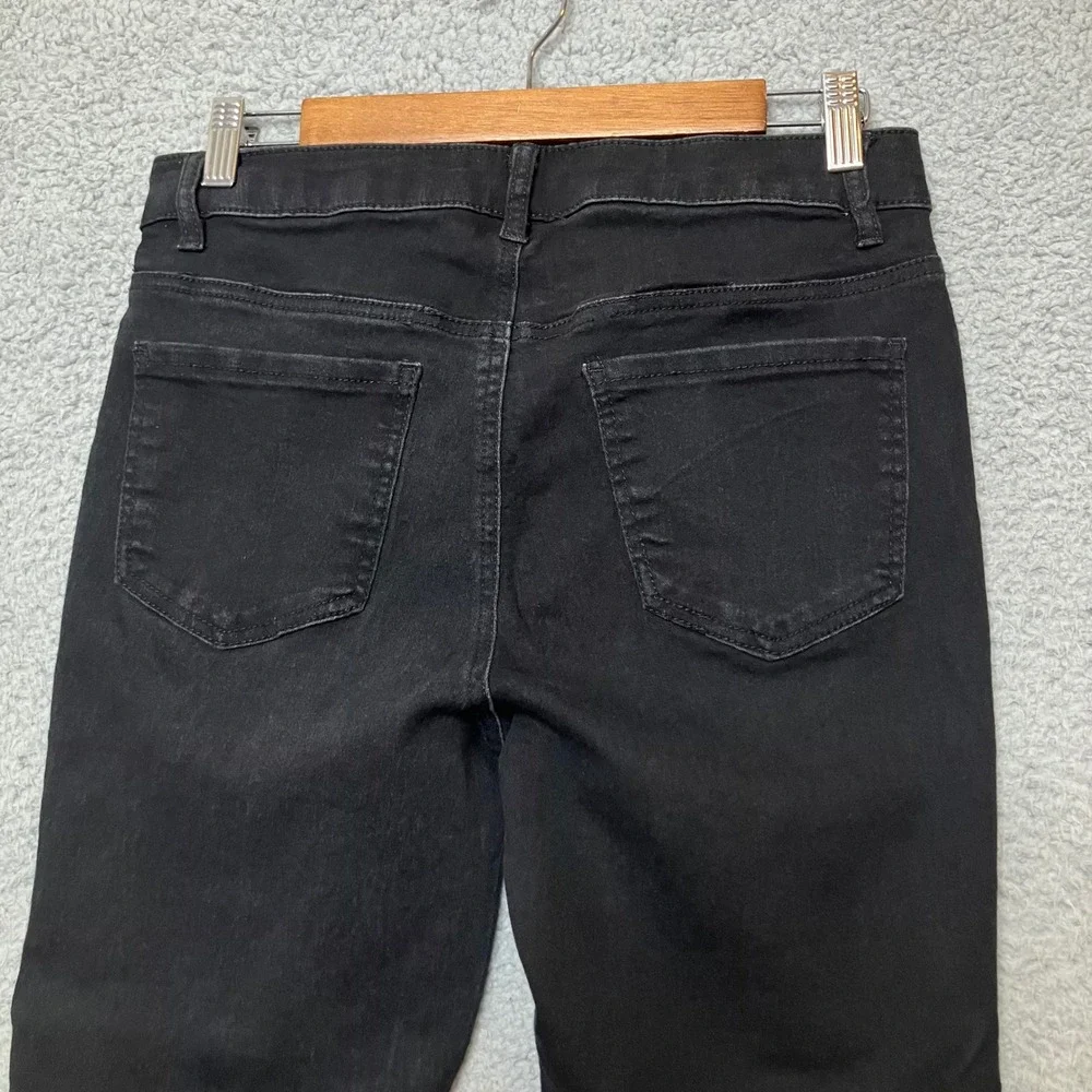 d.jeans High Rise Repreve Jeans Women 10 Black Denim Skinny Stretch Minimal‎